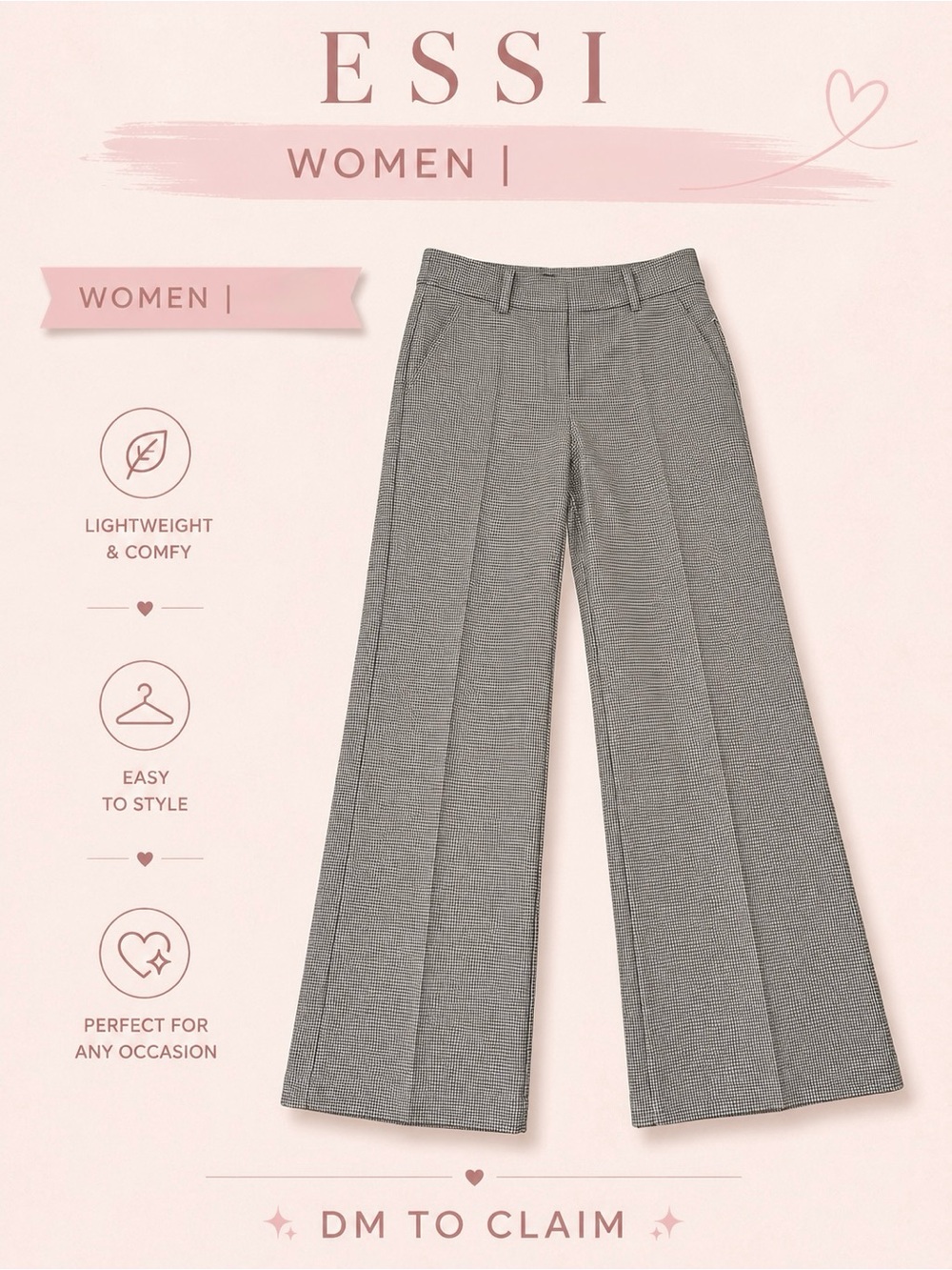 Express Gray Wide-Leg Dress Pants